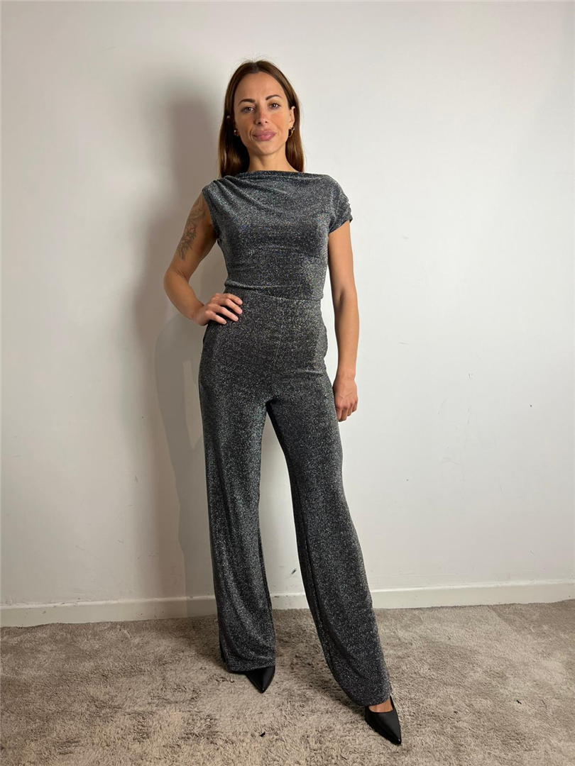 Pantalone Ampio In Lurex Con Elastico In Vita Grace & Mila - Grace & Mila Paris cod. FW2523016 main:sha1=1912815c27356a7478f617d82038b2f0d544bd2b
