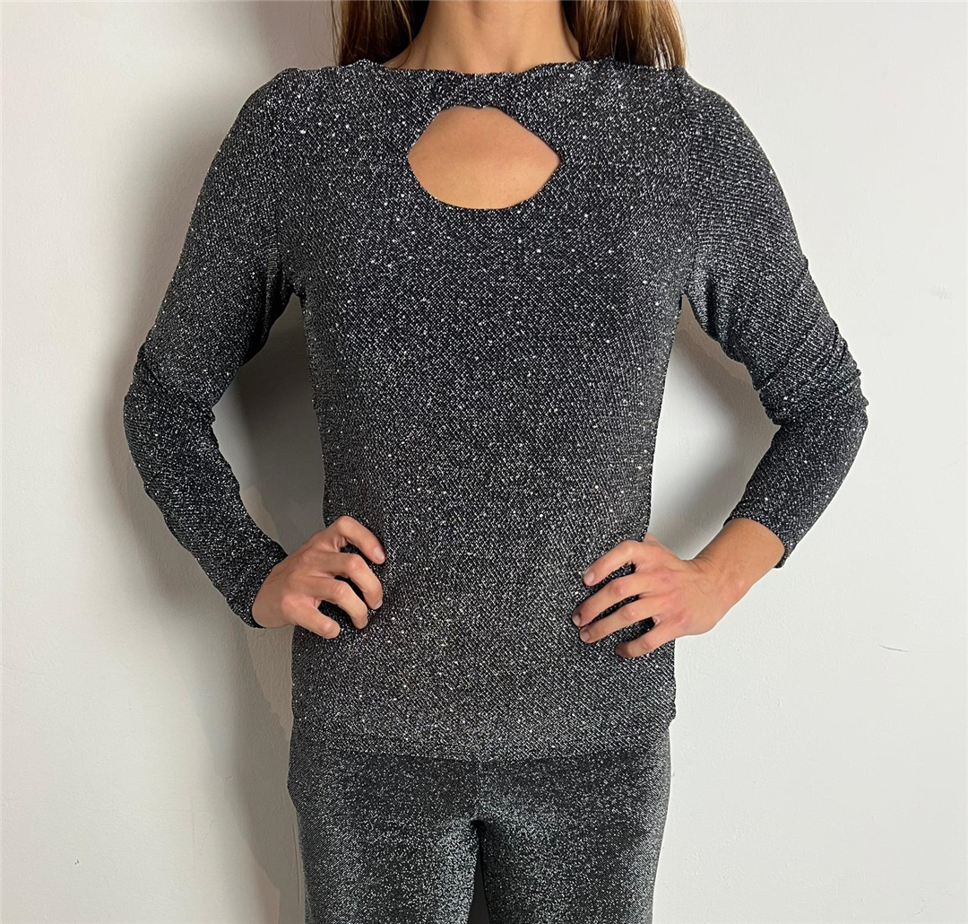 Top In Lurex Con Oblò Grace & Mila - Grace & Mila Paris cod. FW2527026 main:sha1=1439fdabe5c8ff0240b29d2f1811113ff151a5d5