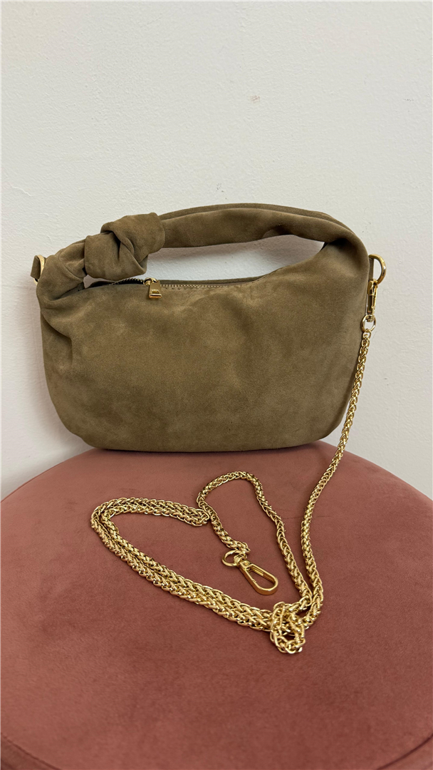 Borsa Luna Nodo In Camoscio Con Tracolla Lunga - Divisione Chickster's cod. M3589 main:sha1=30a6c4188fa48b77e91b378149681abc00915662