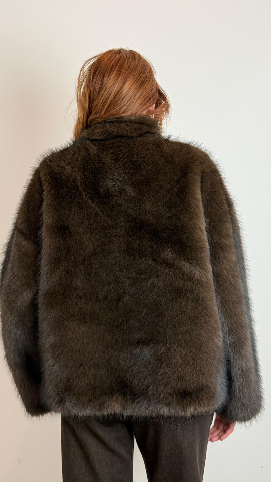 Ecopelliccia Con Tasca Marsupio - Vicolo cod. TF0355 main:sha1=bb18da600e49ef9930941c2429fe4ec586908e4b