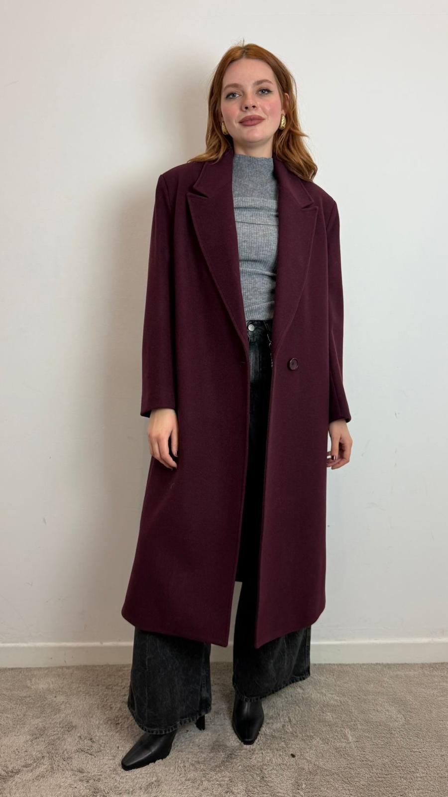 Cappotto In Panno In Misto Lana - Souvenir cod. W38S0261 main:sha1=2f11a18edcae28792251a3cbf26057b1fa766bbb