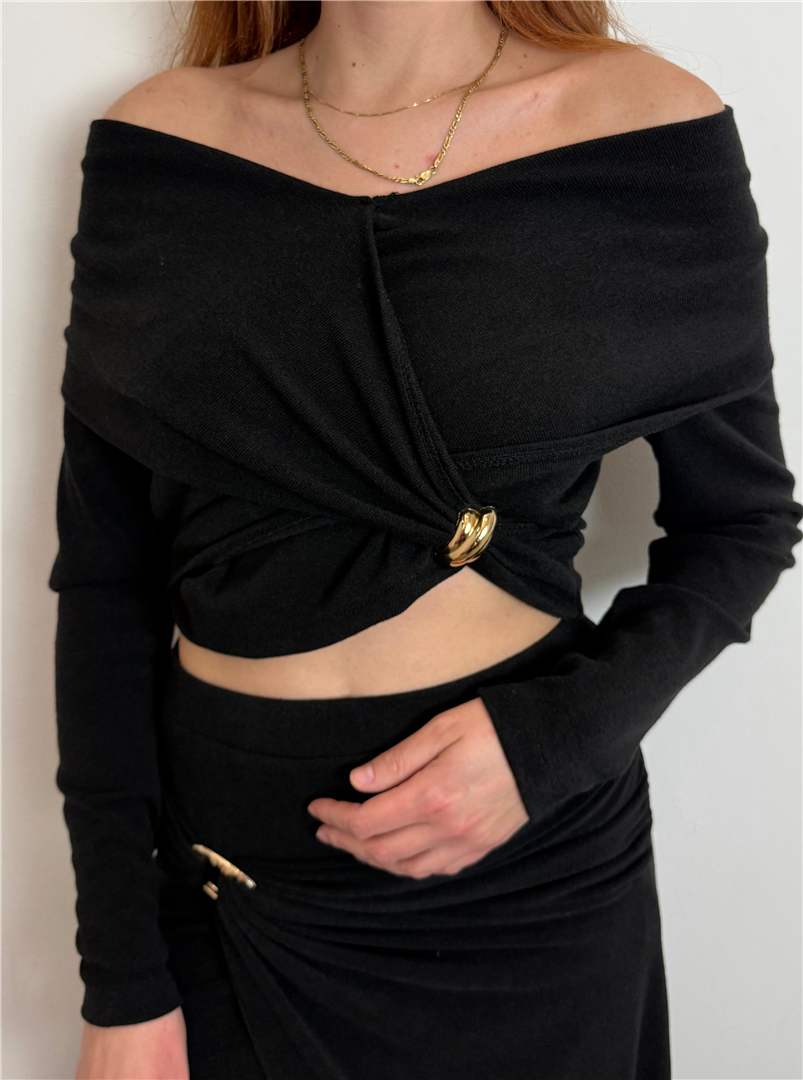 Maglia Crop Shiffer E Accessorio - Philia Loft cod. D01E0941 main:sha1=d33ce7619e08b23ac5258b7943a55a751c3eed42