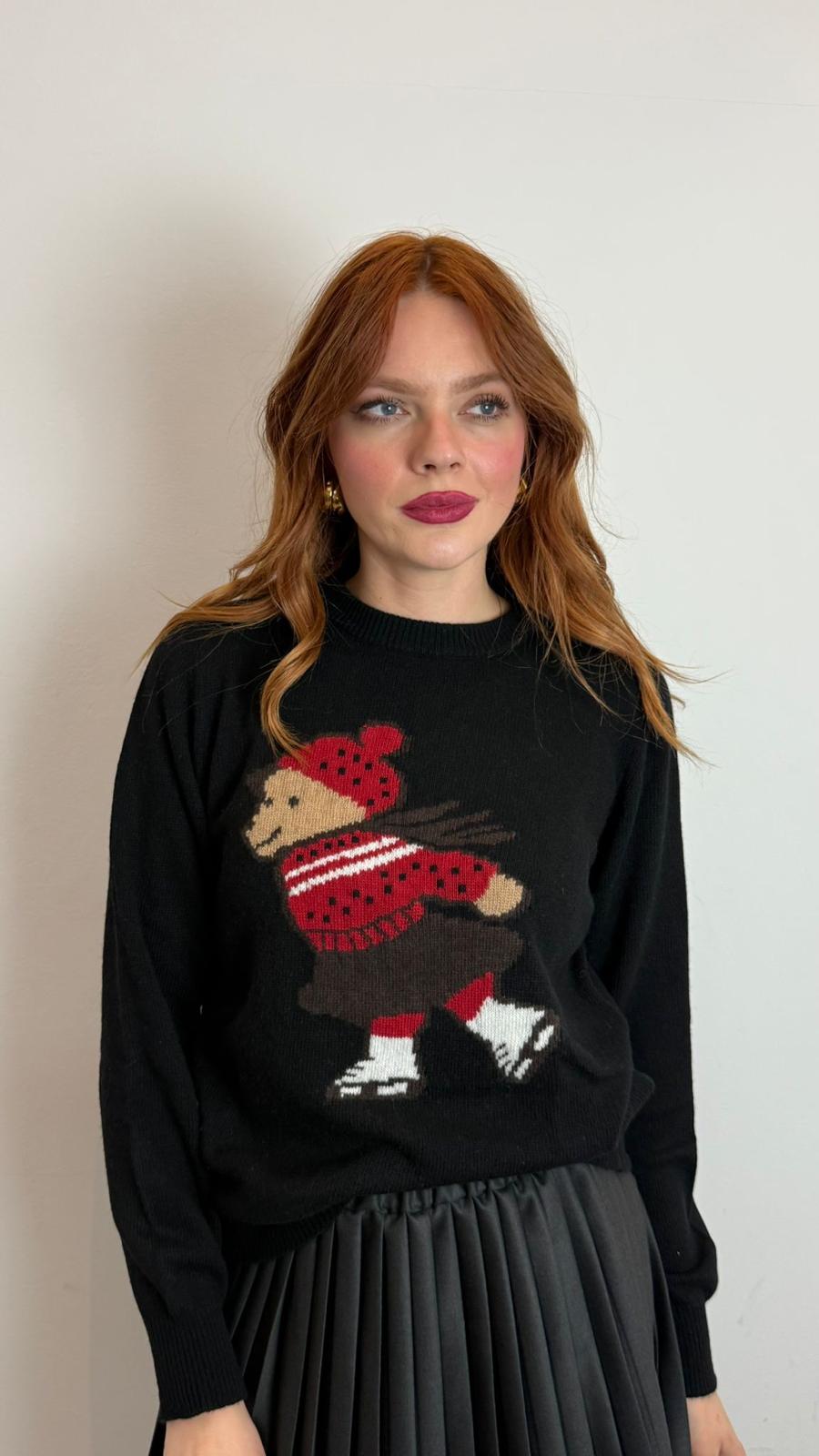 Pull Orso Pattinatore - Vicolo cod. 77268F main:sha1=e2296b4c68da88f15076d76ef13c54b54bdd8a7e