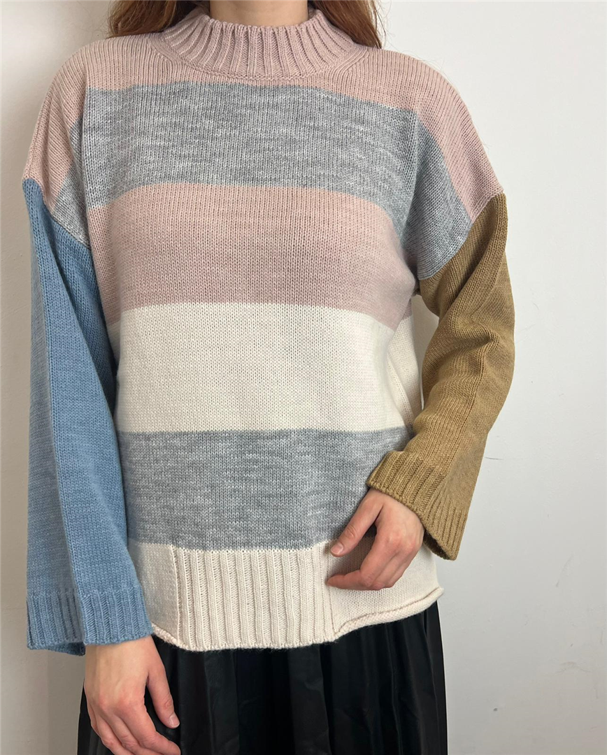 Pull A Righe Bicolor - Vicolo cod. 55237F main:sha1=a11f16990bb6ed4358fe64743bd4610c1b6b2de1