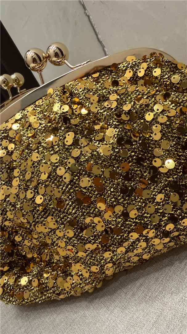 Borsa Pochette Elegante Con Paillettes, Lung, Cm 29 H. Cm 17 - Divisione Chickster's cod. M3595 main:sha1=2161ca7c0e0caecd6ca0605cc8309c0cd023766d