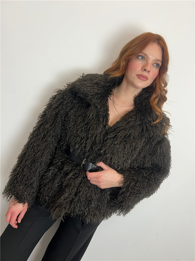 Ecopelliccia Effetto Mongolia Con Cintura - Vicolo cod. TF2308 main:sha1=7b0893b45b92bc76fe6a230c8d51bc7891fc3a9f