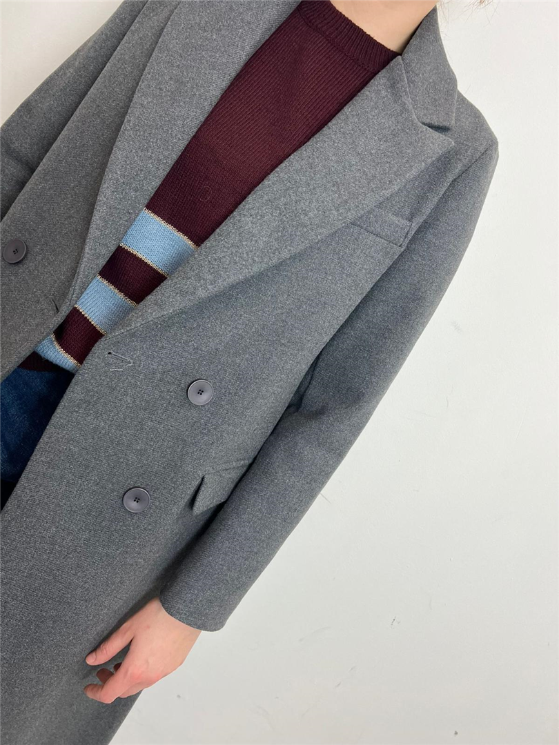 Cappotto Lungo Quattro Bottoni - Vicolo cod. TF1796 main:sha1=d731553d2ef56b2e73ac5fd9713e72f4aefc8a84