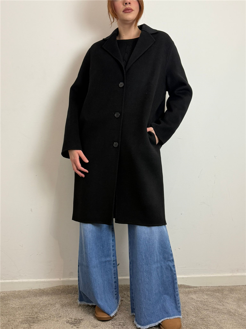 Cappotto Monopetto Collo Revers Chiusura Bottoni - Vicolo cod. TF0007 main:sha1=30f6055aeccc57ae6aacc9eaaf2f861c8c3cf6f9