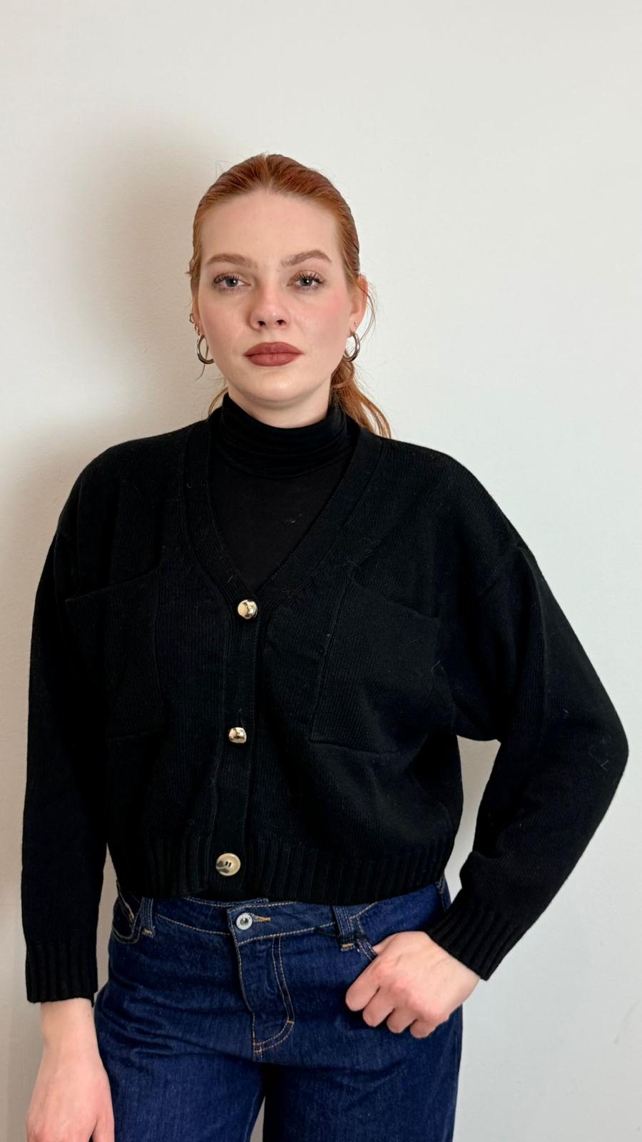 Cardigan Bottoni Oro - Vicolo cod. 77032F main:sha1=a6893f742ac4ae53d2e229c22a6e04eb3c9b92f0