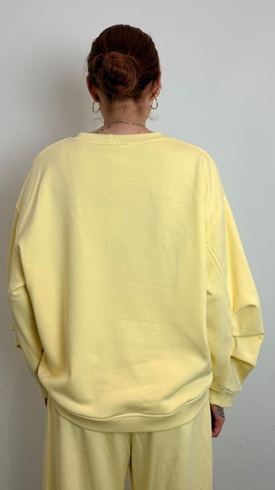 Felpa Over Garzata Girocollo - Vicolo cod. TAB0439 main:sha1=059d3b742e8301f4b68159e14844c4401999e0e2