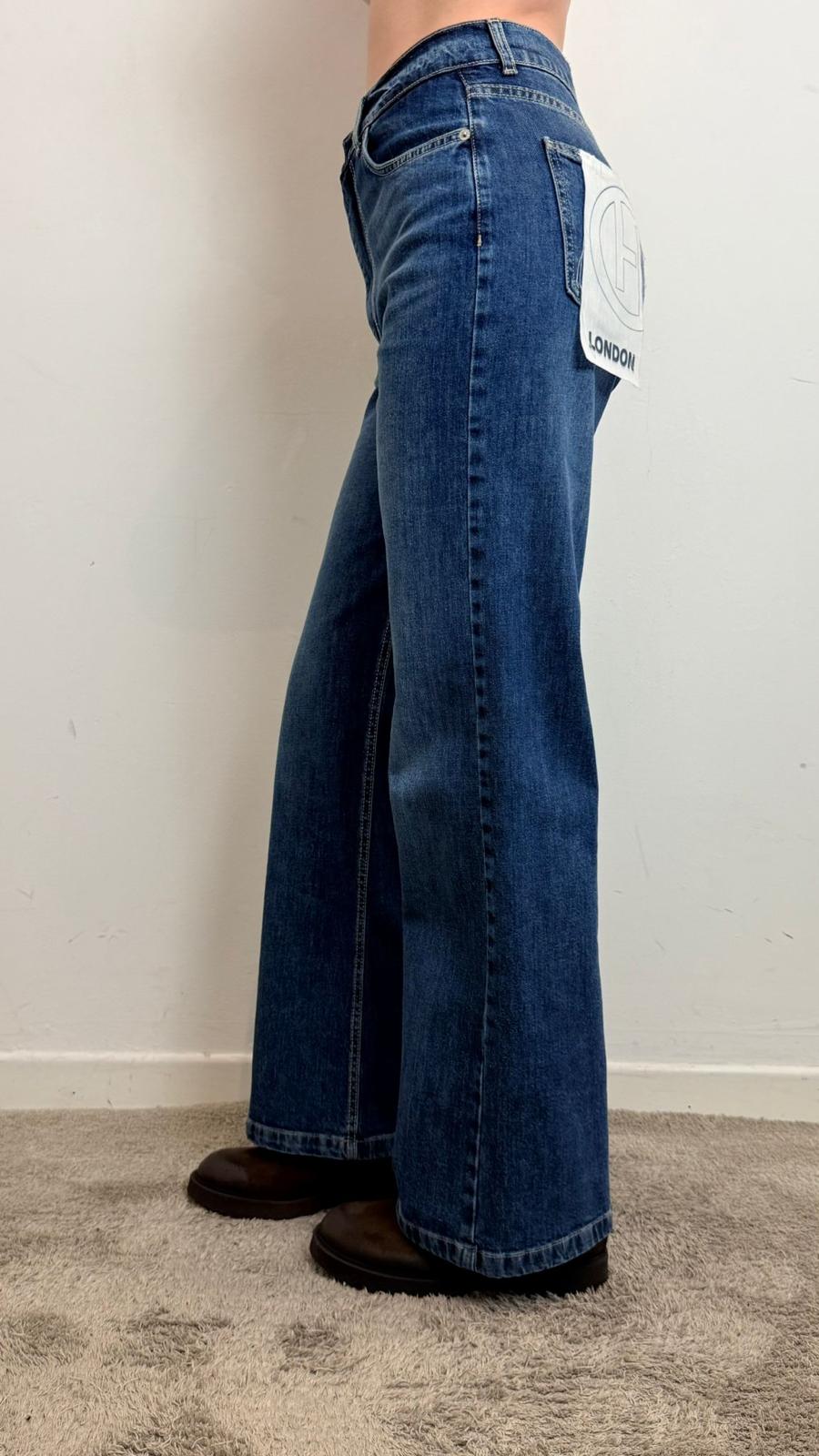 Jeans Pantapalazzo Mod.london - Haveone cod. PGZ_Q121 main:sha1=08ab80133ffc658f786f1b6607fa1962f432a9e8