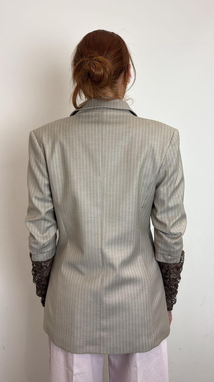 Giacca Gessata Pizzo - Haveone cod. JGE_Q028 main:sha1=64fc70096dcd3f764160513109a1ae85faf8fcab