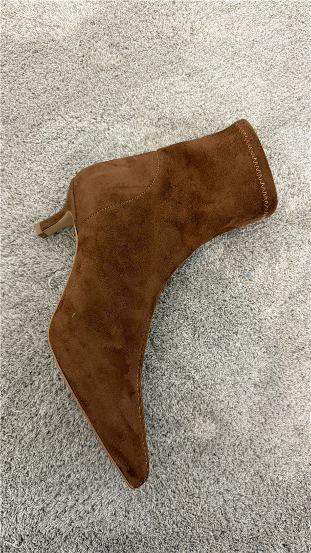 Stivaletti Donna Ovyè In Camoscio Stretch Con Tacco 5 Cm - Ovye' cod. 26/AT300CAM main:sha1=174819460cd35db46e18c25fee4be3db62b96be2