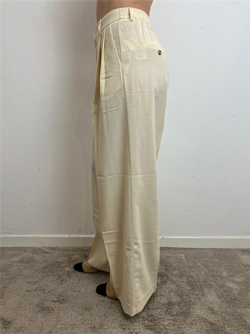 Pantalone Palazzo Gessato Con Pinces Elastico Sul Retro - Grace & Mila Paris cod. VERY main:sha1=f195c9d7961d3d2a99af821bbc25fb53f0aa83fd