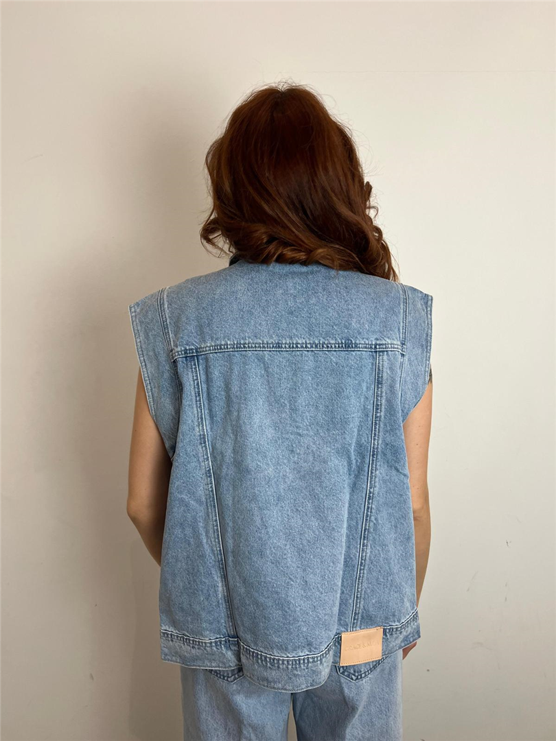 Gilet Denim Smanicato - Grace & Mila Paris cod. VALLONIA main:sha1=96f3b77297adaa2a29d308f7a6c4b250740bd446
