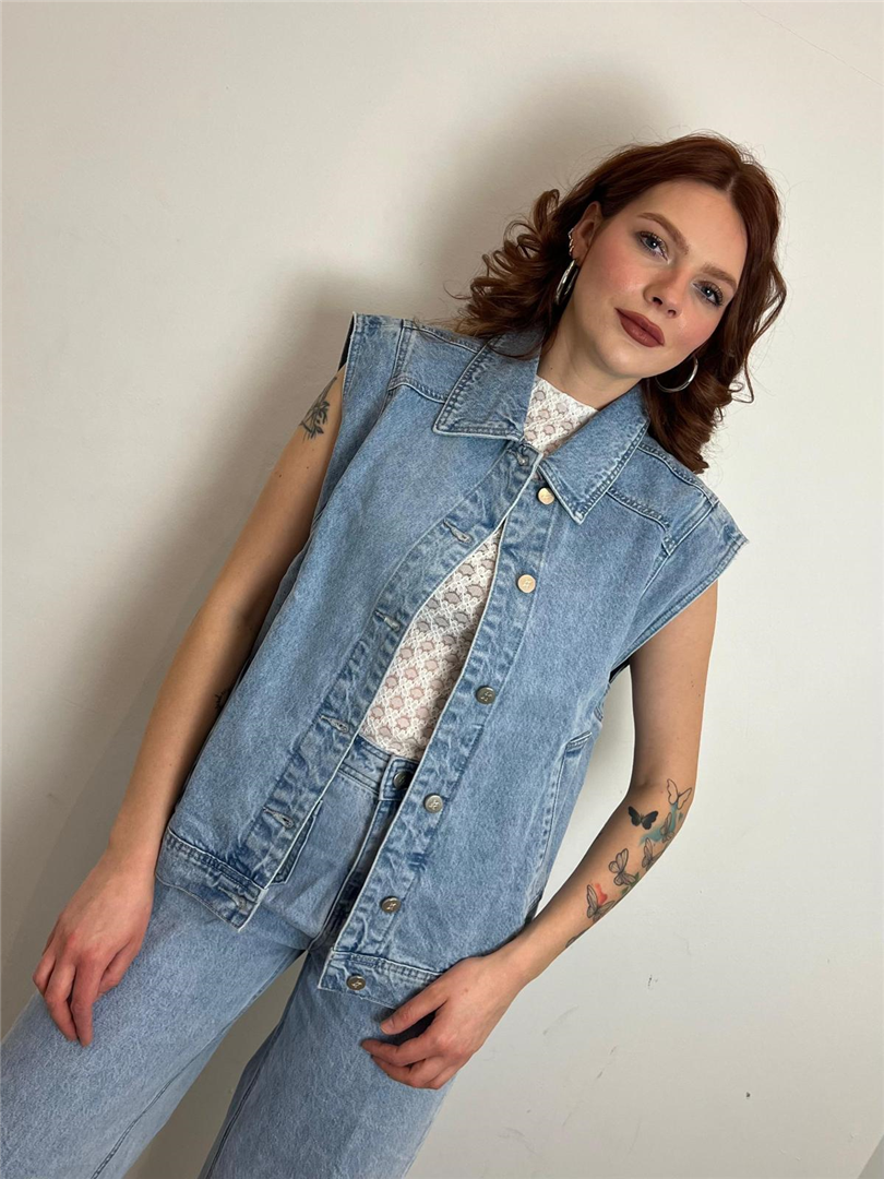 Gilet Denim Smanicato - Grace & Mila Paris cod. VALLONIA main:sha1=755445764505ba01e4be06c0bd7f6c965fa2f308