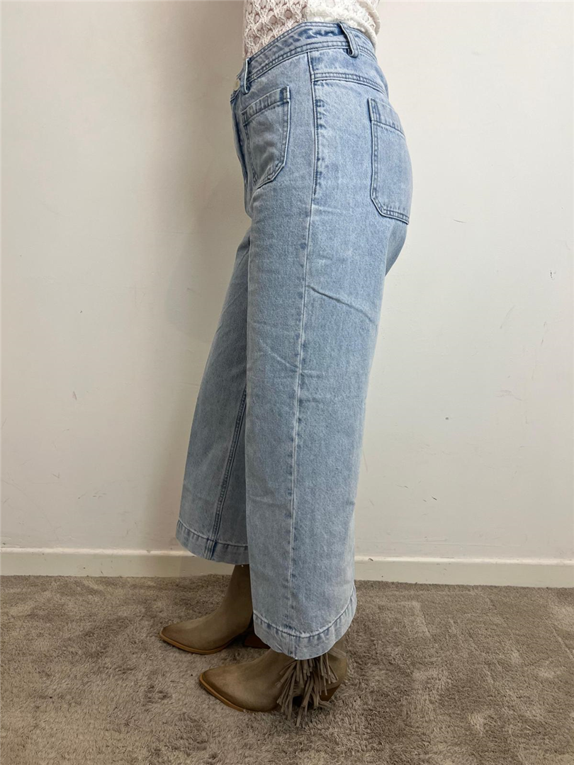 Jeans Donna Vita Alta Lavaggio Chiaro | Denim Gamba Larga Cropped - Grace & Mila Paris cod. JOE main:sha1=41dbfc96b94944116451d009f070ce4b1b30c2b5