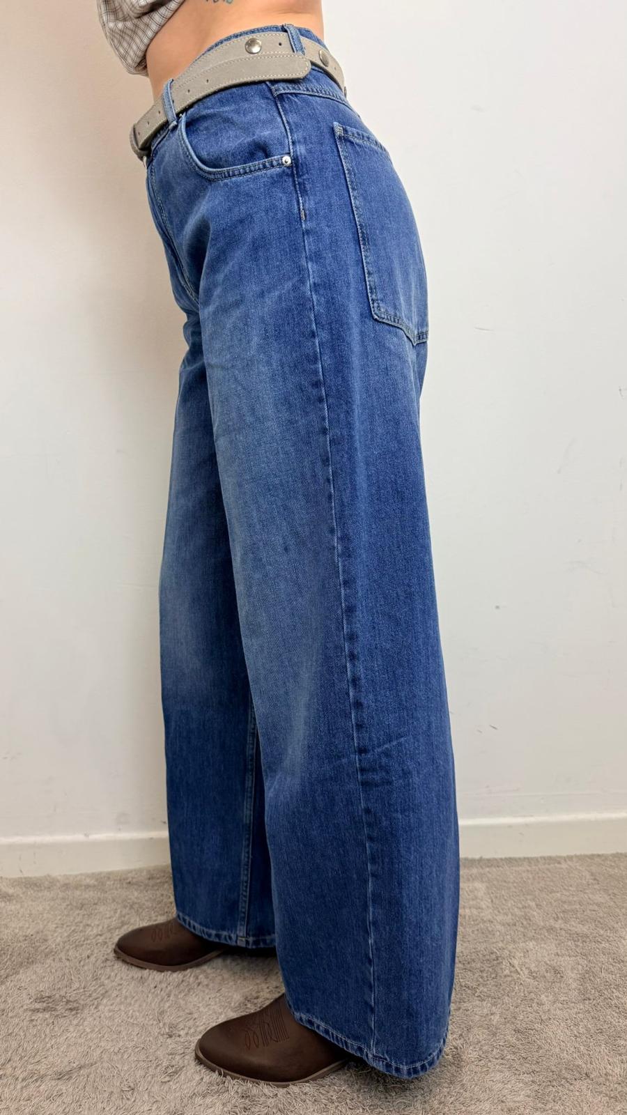 Jeans Mia Donna Vita Alta | Denim Gamba Larga Lavaggio Medio - Vicolo cod. DAB5140 main:sha1=6b1391b63e94f3d7db337ded914f6eb067464af1