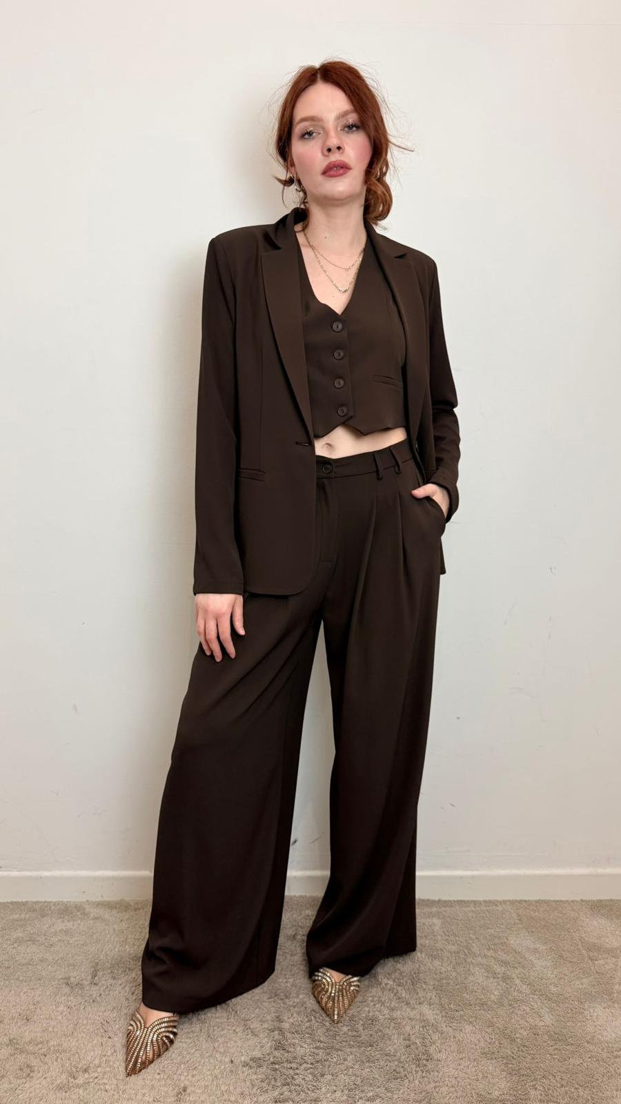 Pantalone Palazzo Con Pinces - Please cod. P975FF93P main:sha1=bf5aa90a4b7abec4e962f3f896465cf0c609e286