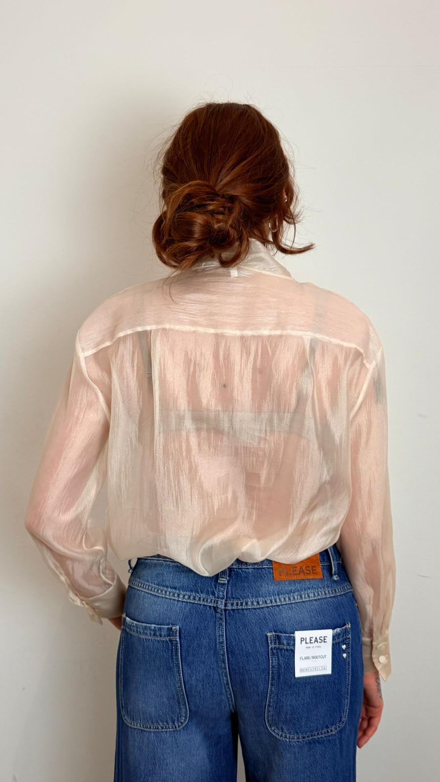 Camicia In Voile Con Fiocco Al Collo - Imperial cod. CNO1LHV main:sha1=13e4ef7758bbef18b0a1f694afa2c18429fdaaee