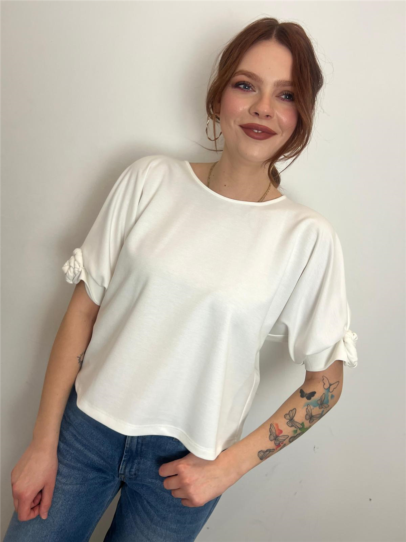 Blusa Over Manica A Palloncino - Imperial cod. TY79LYP main:sha1=857f8f7a799df8e45ee45ff7e0a44e4c7f20bfe4