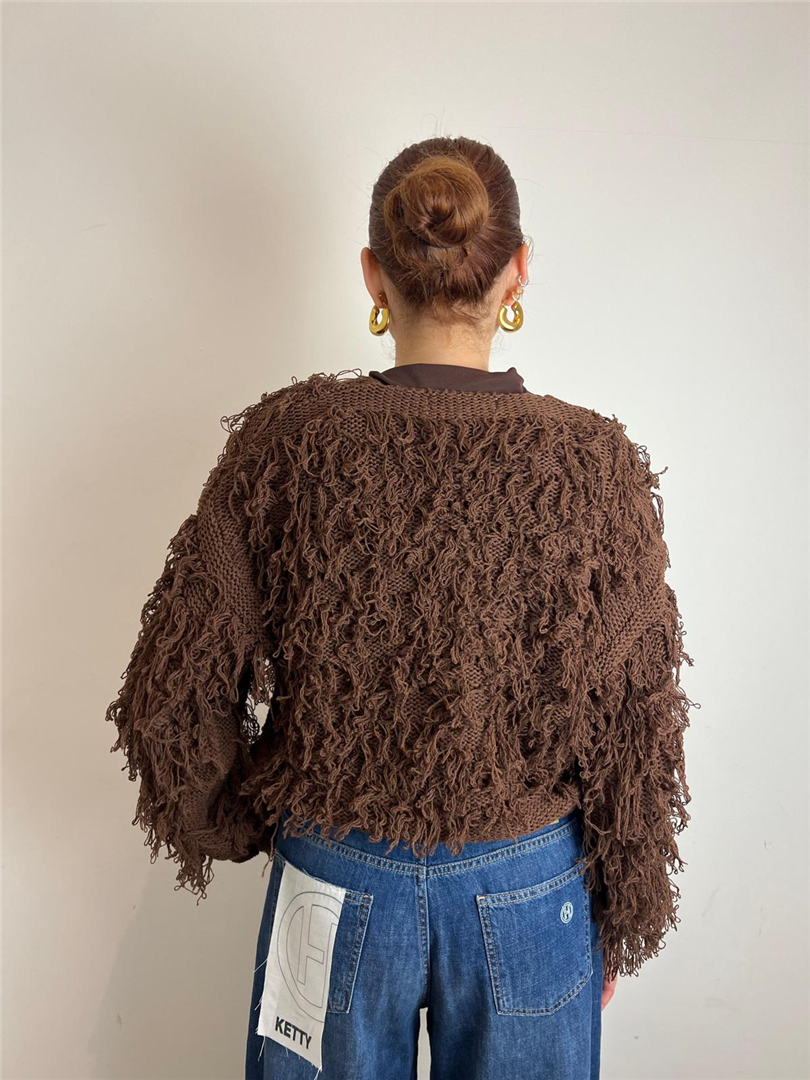 Cardigan Frange Donna - Haveone cod. JIT_Q005 main:sha1=ad3c556b6471fa1d9ce01d29f5aeb7dff78dc967