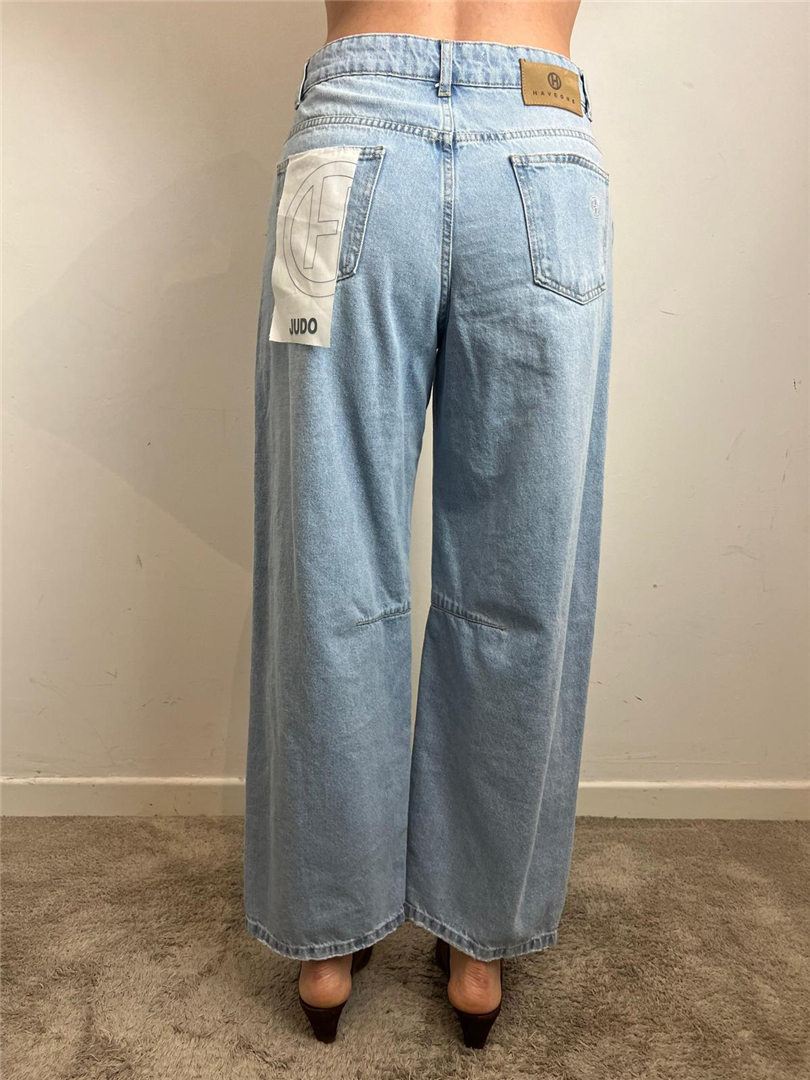 Jeans Carrot Judo Donna – Denim Chiaro Vita Alta Gamba Morbida - Haveone cod. PGZ_Q122 main:sha1=a6573befd0079c0d0bb4622db622584bc6fcbb2e