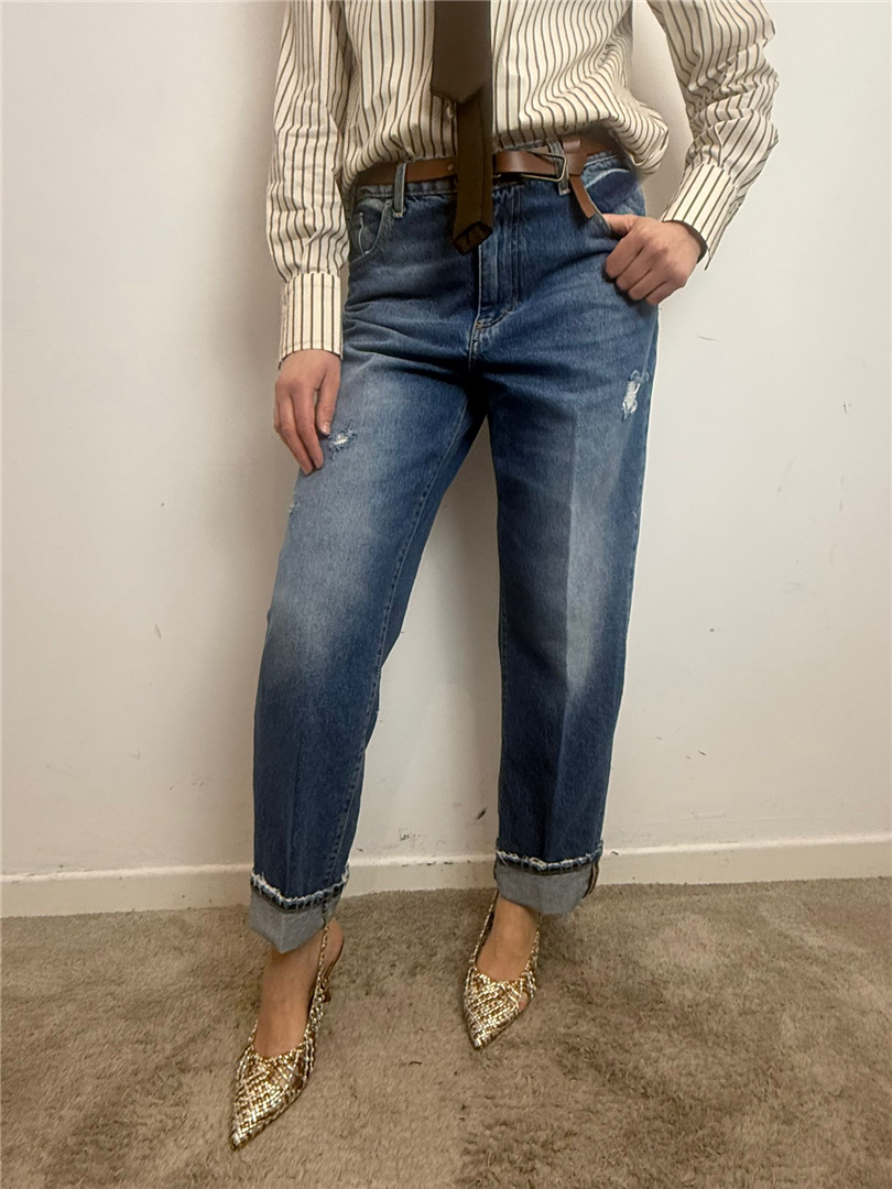 Jeans Mandy Donna – Denim Vita Alta Con Cintura - Haveone cod. PLS_Q037 main:sha1=79183966aa9149ea91ff36c314ba085b53850334
