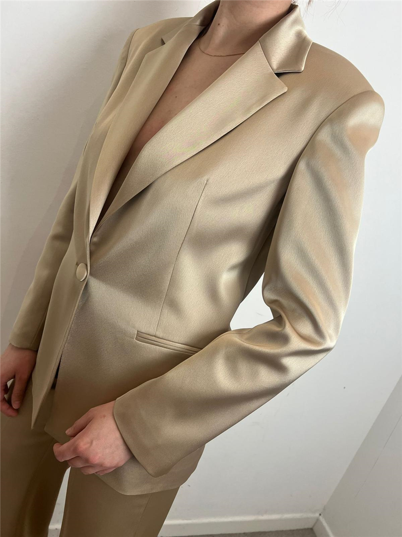 Blazer Monopetto Satinato - Silence Limited cod. GI5350 main:sha1=f20f68ac11800e87952af5da1062f43b88849165
