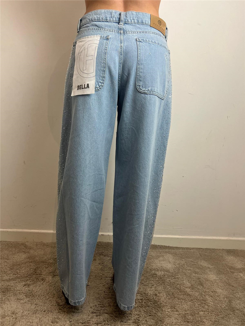 Jeans Bella Applicazioni Microstrass Laterali - Haveone cod. PLS_Q023 main:sha1=60865e4afeb334797c7e10d38b1900ff5c16b54c
