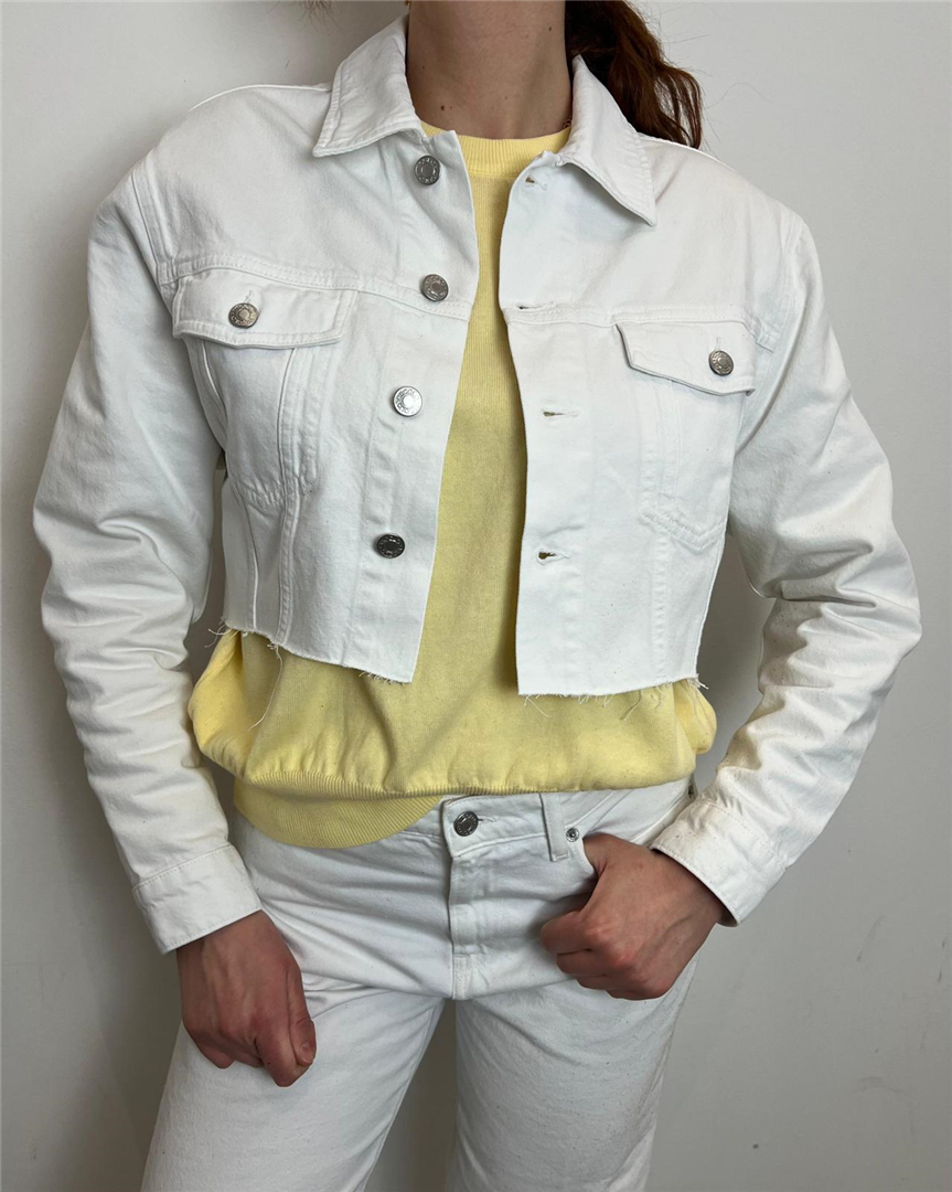 Giacca Crop Denim Taglio Vivo - Vicolo cod. DAB5274 main:sha1=0dfaac67d7e053ec2a61e344d44cac4dfb8ab738