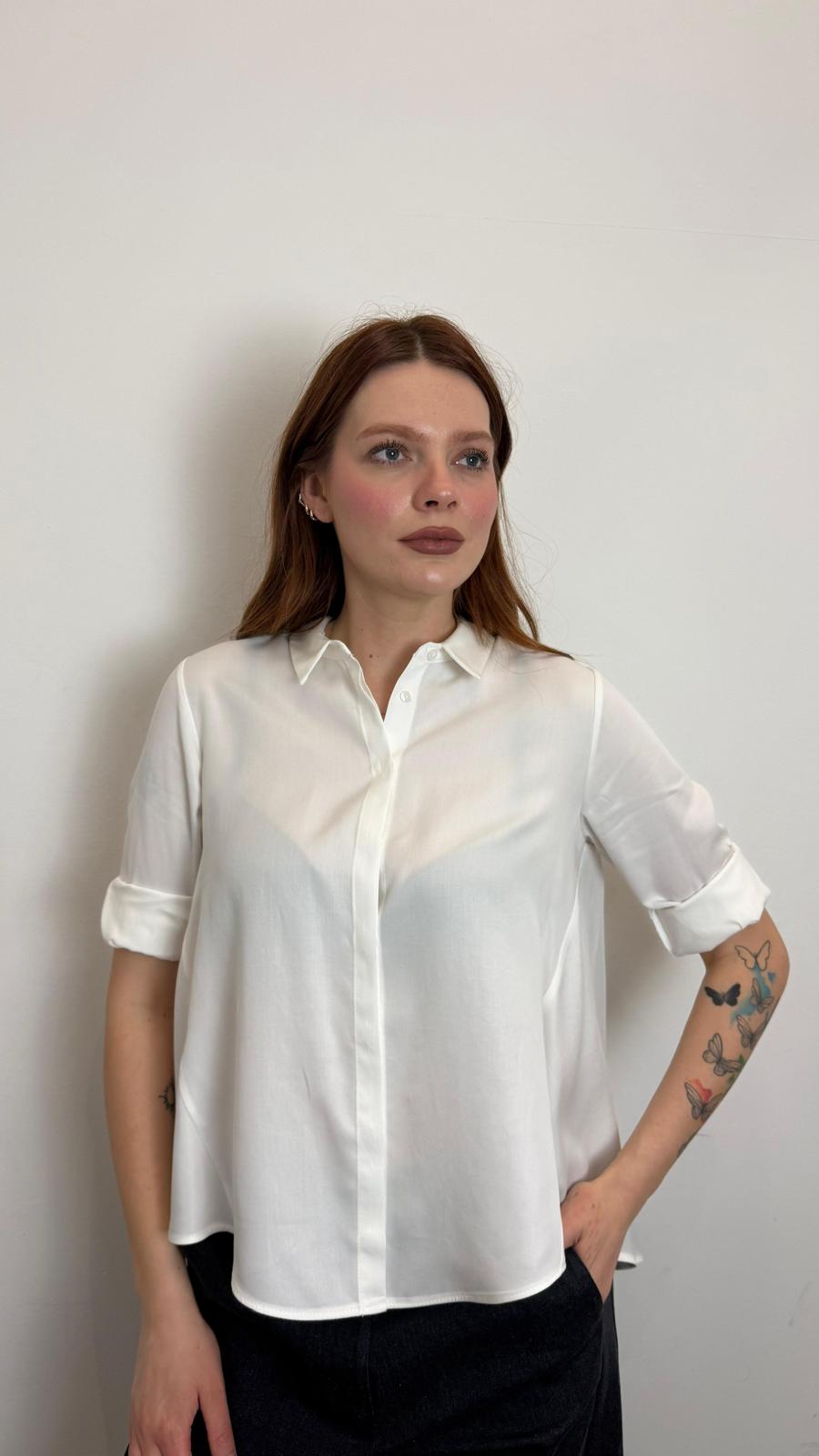 Camicia Con Manica A ¾ Con Risvolto - Imperial cod. CHP7LGR main:sha1=37d20a6a3930b398fc819683b3e5d1faae849c93