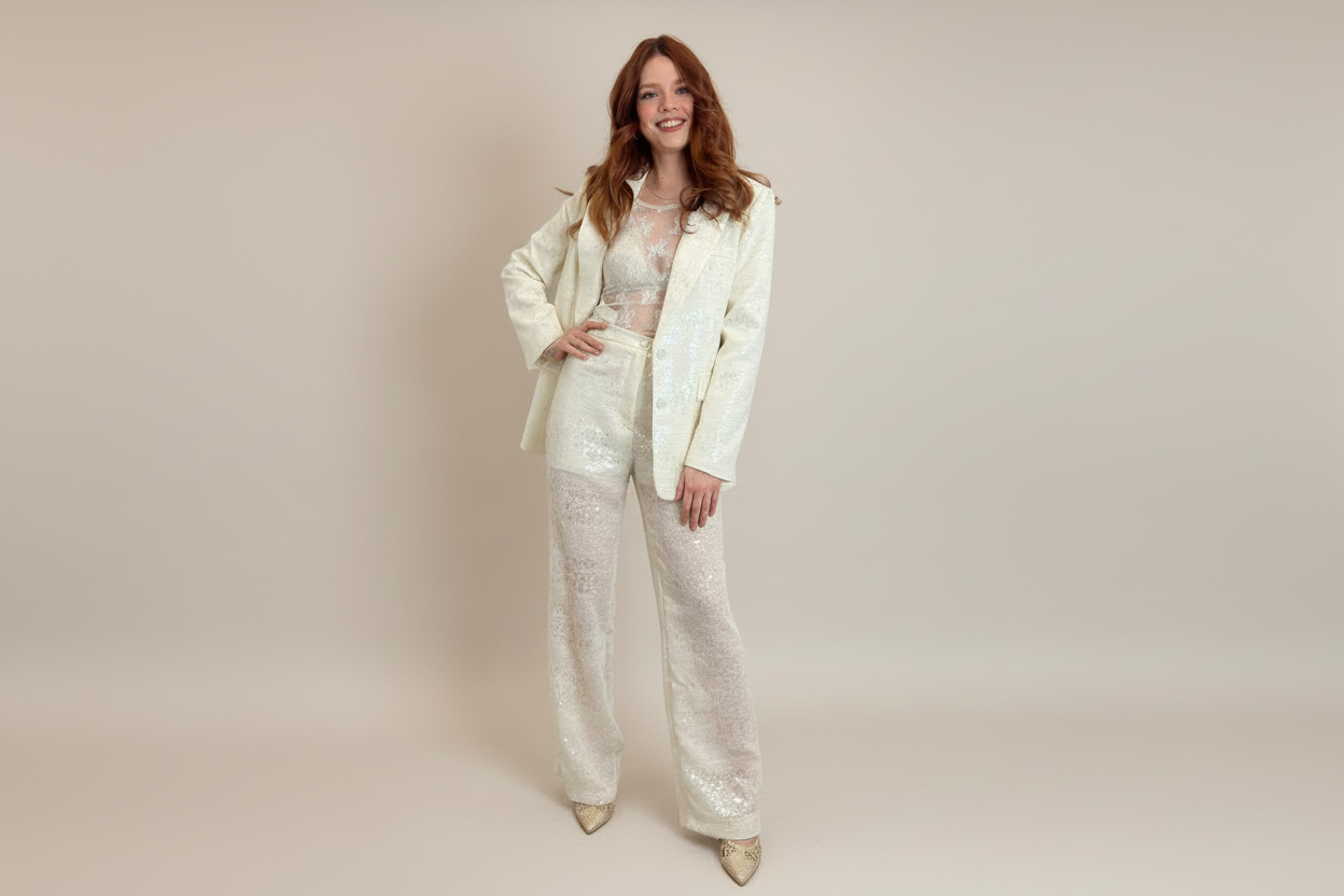 Pantalone Palazzo Con Applicazioni Paillettes - Imperial cod. P9E0LFG main:sha1=53c6f2168f273bd1d5deabe15f63089c97dd185f