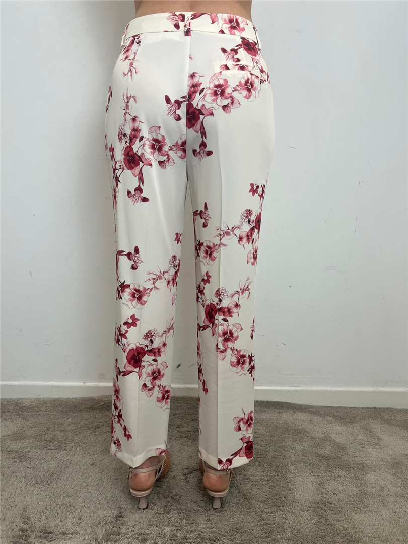 Pantaloni Sartoriali Stampa Floreale Fit Dritto - Imperial cod. P6K1LJE main:sha1=b3ea713434eab1ed3c2955b155272d709961e72a