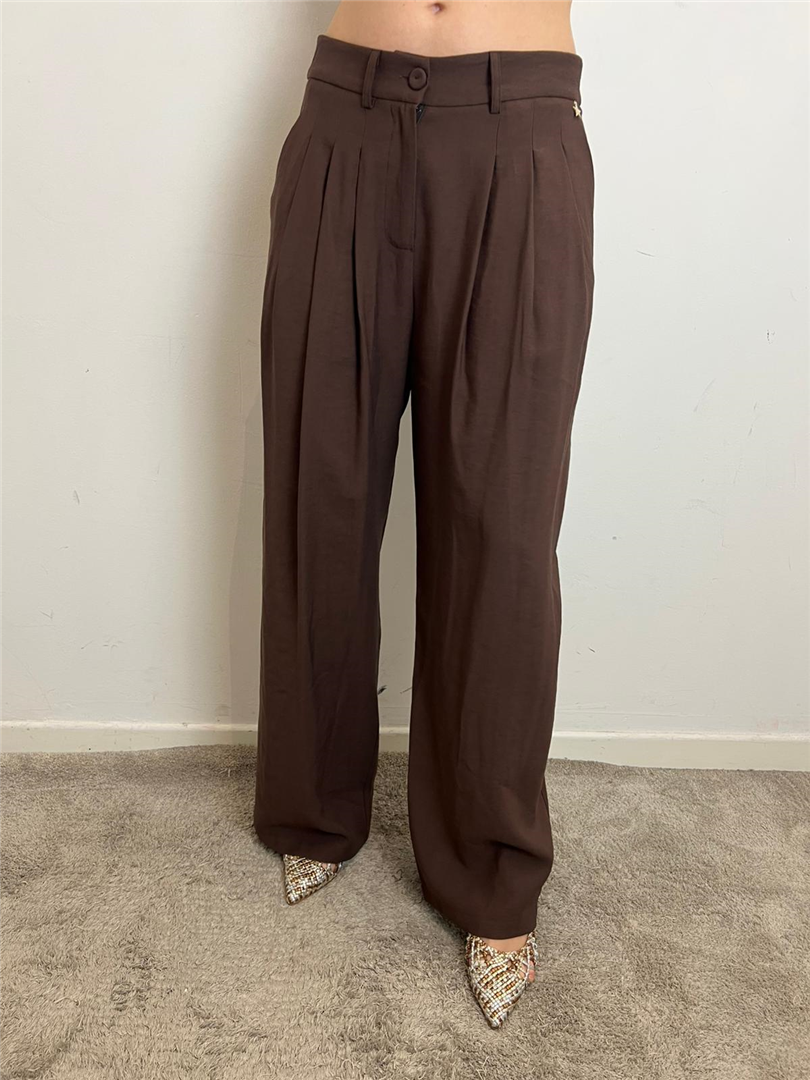 Pantalone Palazzo Con Pinces - Souvenir cod. S39M1090 main:sha1=24c6eb6998ade231b01802fad1b071f3fb01644f