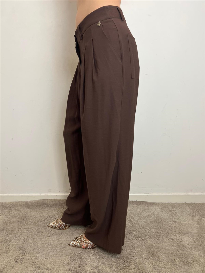 Pantalone Palazzo Con Pinces - Souvenir cod. S39M1090 main:sha1=68ef2546126e9c89e5613448bd9a8c649f2e89f4