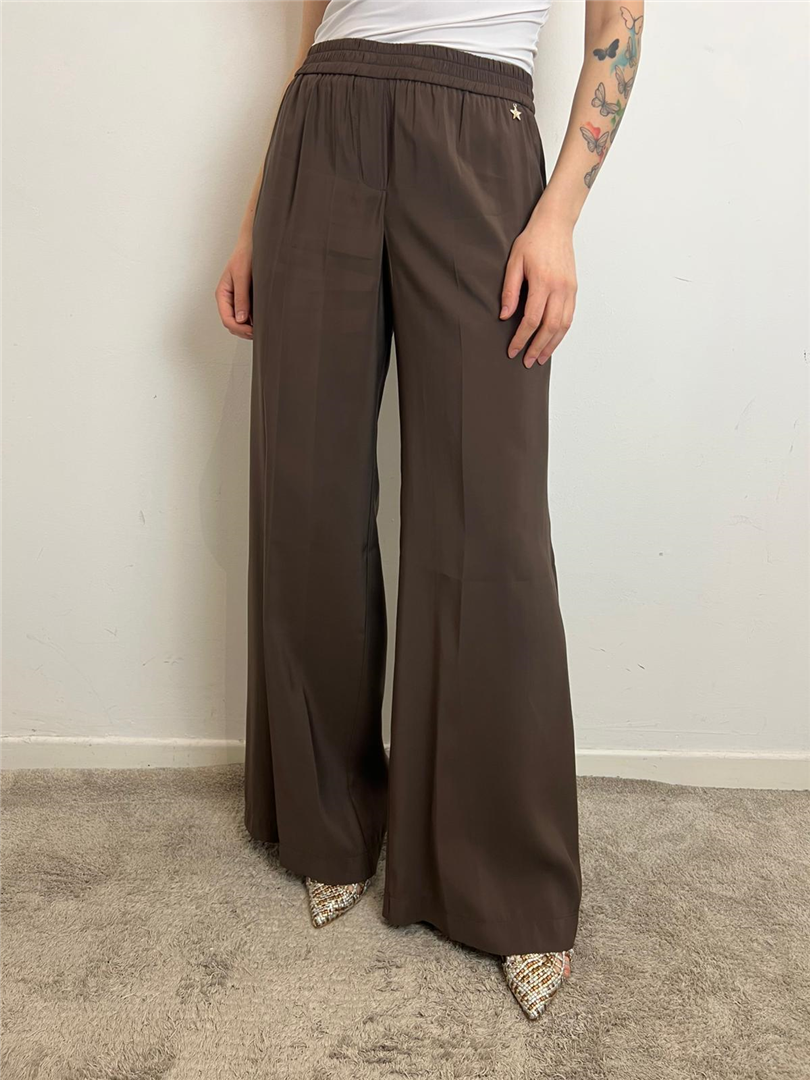 Pantalone Palazzo Nettuno Con Elastico In Vita - Souvenir cod. W39S0246 main:sha1=d5d3e0d63a88bc364c746ccb136cec5376b36143