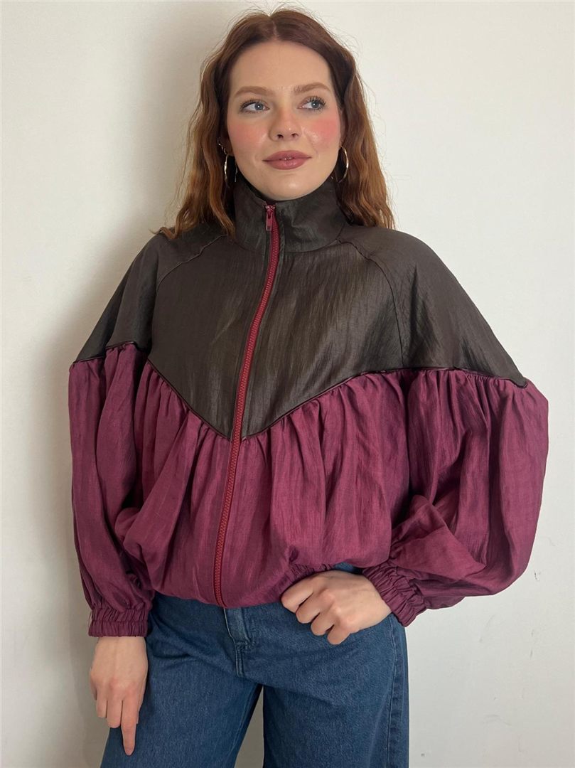 Bomber Con Zip Elastico In Fondo - Souvenir cod. F39X0924 main:sha1=747c92be870e4ccde1ac0b855ec45e79c741bfd4