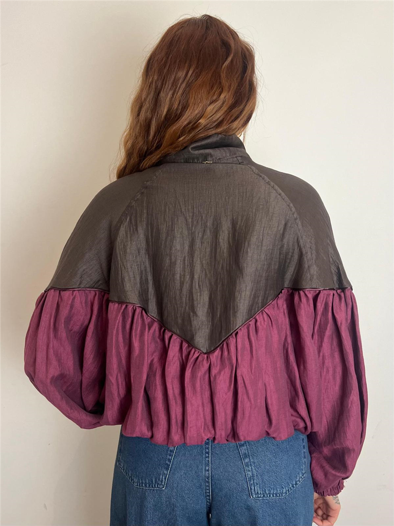 Bomber Con Zip Elastico In Fondo - Souvenir cod. F39X0924 main:sha1=5ed9a6667e828659acbf4671bbbfeffc85c479ca