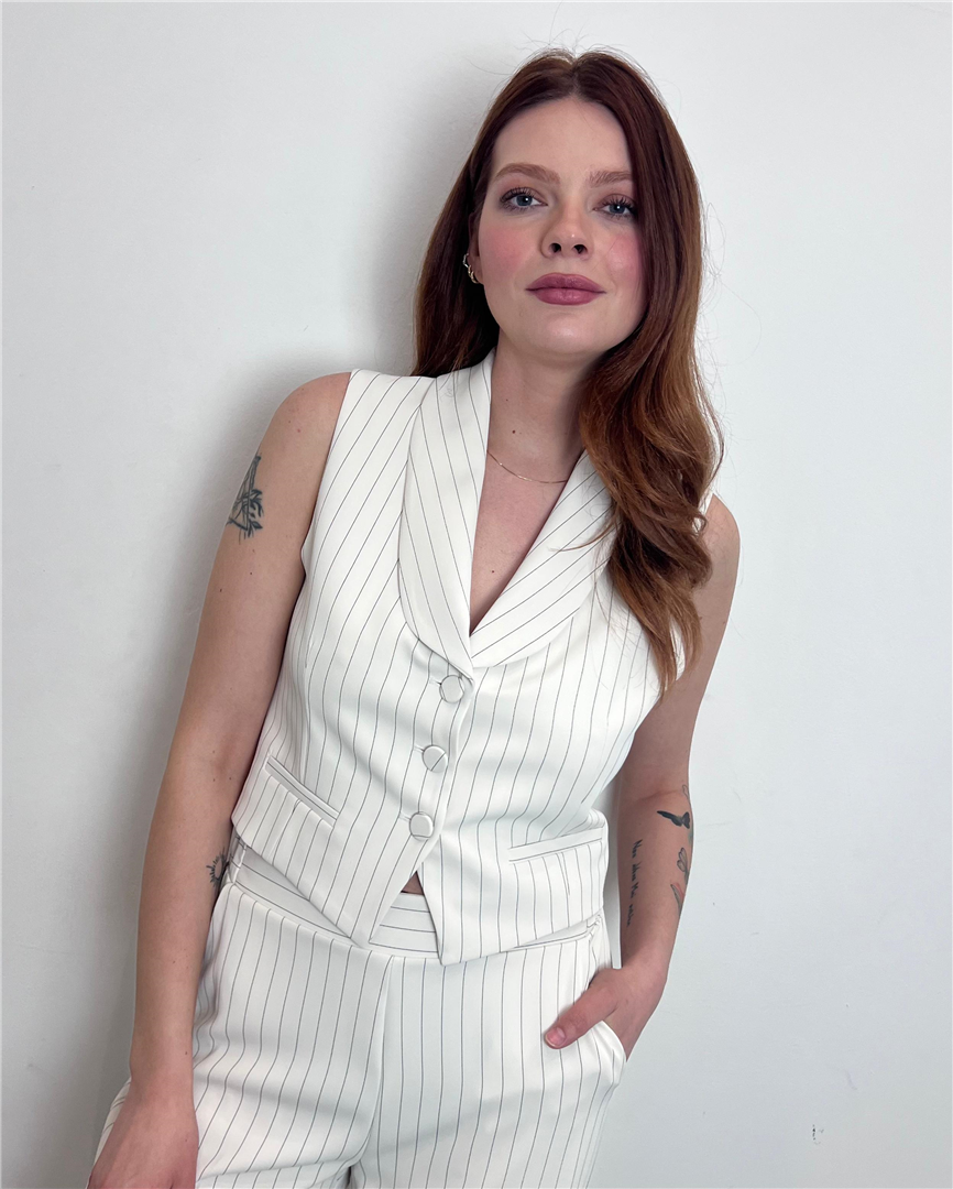 Gilet Monopetto A Righe Con Rever Classico - Imperial cod. LC28LAF main:sha1=eeb3b36bb9cfa584a361e65b4014f779cf91eb8a