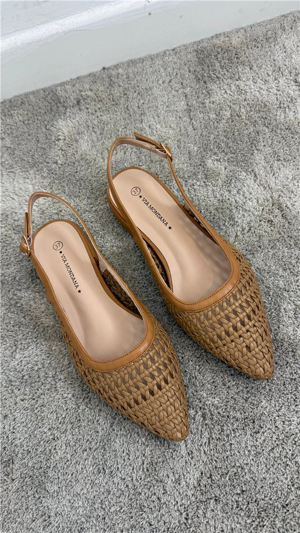 Slingback Inrecciato Con Cinturino Regolabile Tacco 3 - Via Mondana cod. 1119 main:sha1=0293a35488526b7bea13f3d85a5a87bbd503b587