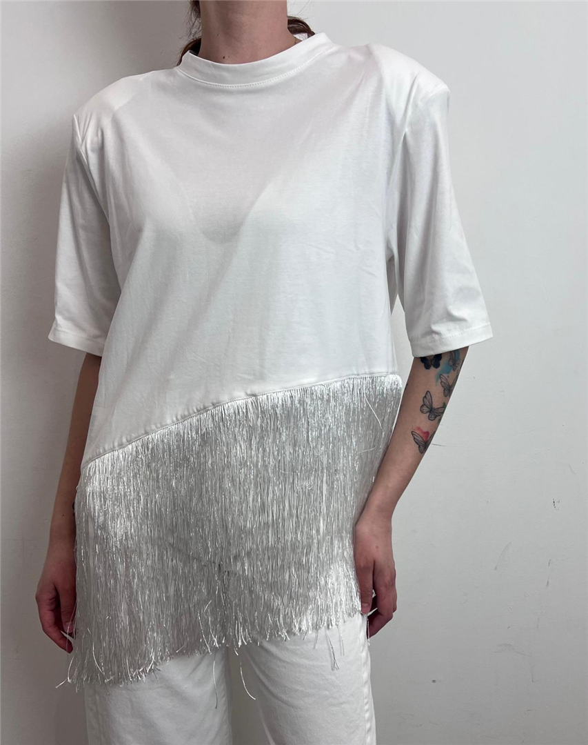 T Shirt Spalline Frange - Haveone cod. TVS_Q100 main:sha1=8e192ac541b9ec297e95811866c9444eabe2876e
