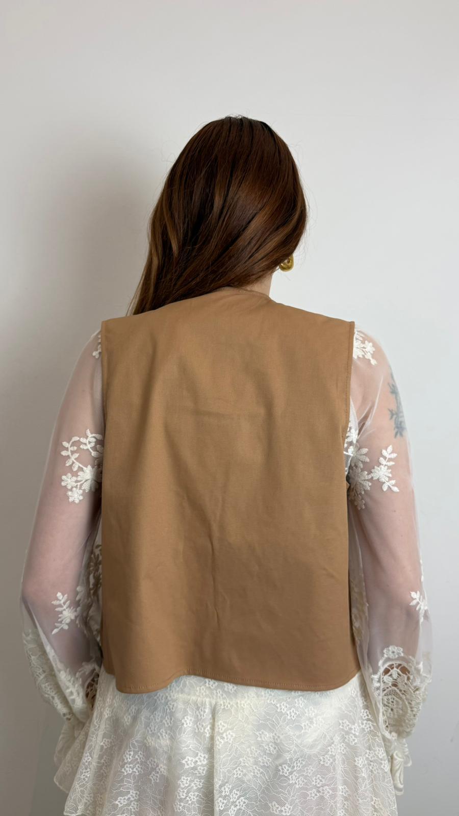 Gilet Con Ricamo E Nicropaillettes - Vicolo cod. TAB1534 main:sha1=ff3afea094b904787c5e5c41942bf867554a1c47