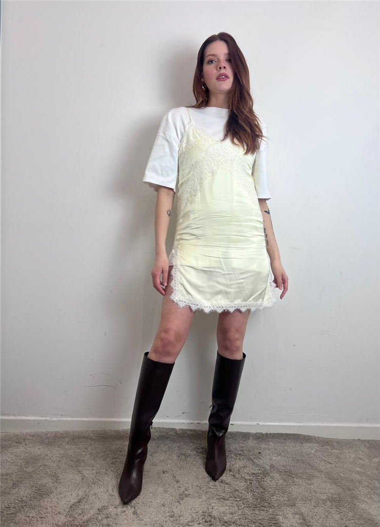 Maxi Canotta Asimmetrica Dettagli Pizzo - Vicolo cod. TAB0987 main:sha1=5beb0c641e0db8529846357463f516e9e6485847