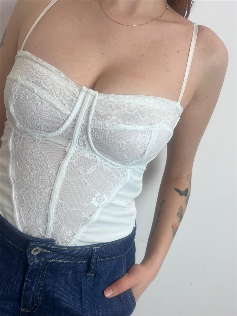 Top Corsetto Dettagli Pizzo - Vicolo cod. TAB1344 main:sha1=f1f94fa6248c4f7df5af62ef07467aa92867cd56