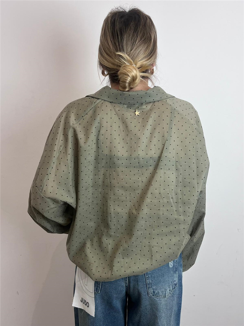 Blusa A Pois Con Elastico Con Elastico Sul Fondo - Souvenir cod. G39P0988 main:sha1=0e6421e1f4e85d9422390bb2beb186e2d261be65