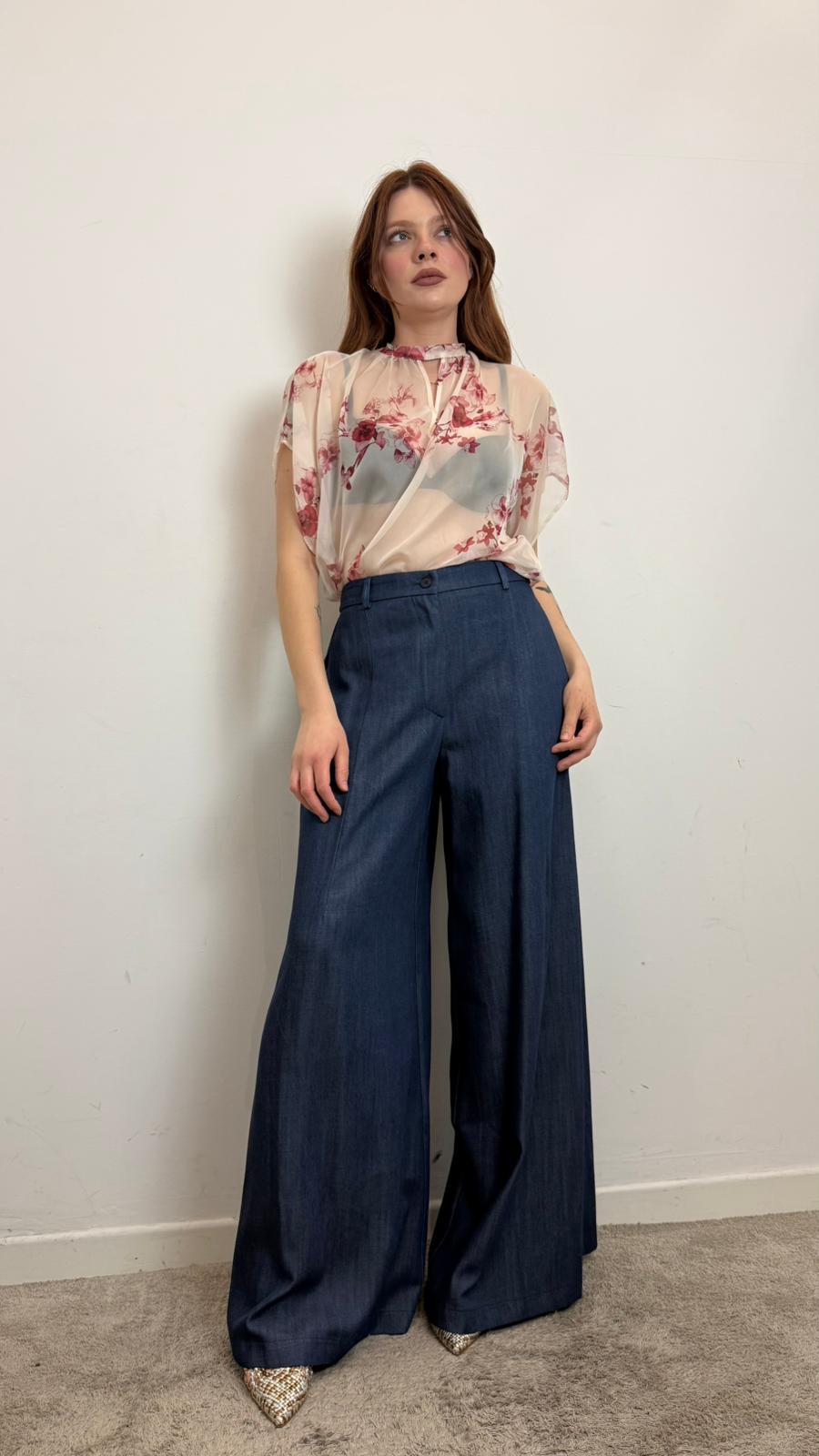 Blusa Manica Ampia Con Stampa Floreale - Imperial cod. TY87LIZ main:sha1=f16cbbe4eb200e7db3f6fab7212340c7ef16dc95