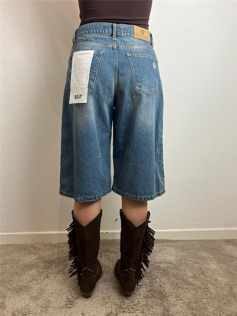 Jeans Koji Donna – Bermuda Denim Vita Alta Gamba Ampia - Haveone cod. PLS_Q031 main:sha1=190128d6e5dd4f4319c860df10668ca4b3fa6483