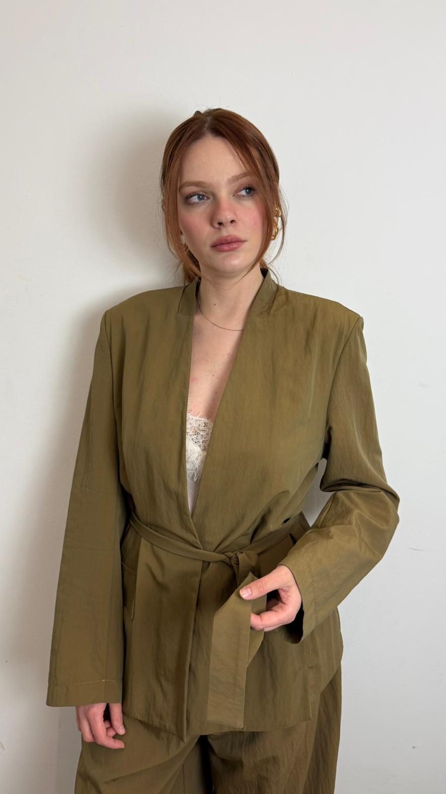 Giacca Over Con Cintura - Souvenir cod. G39P1008 main:sha1=e6ac2f1ab984eaa1a76c202ccdb2da7d0ab4a3ed