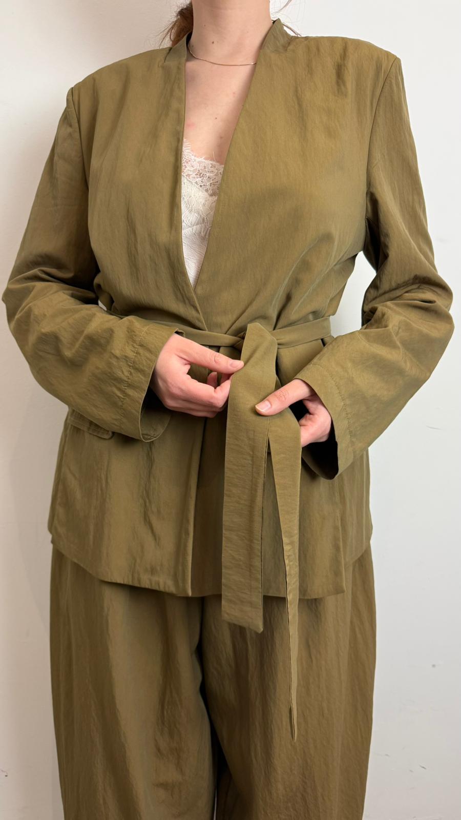 Giacca Over Con Cintura - Souvenir cod. G39P1008 main:sha1=4bbac7f0d6ab2988e622c9c925ba6f91764f78aa